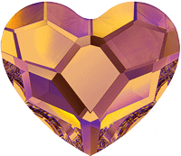 Heart Crystal-Astral Pink