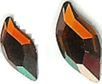 Hot Fix Swarovski Leaf-Copper
