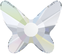 Hot Fix Swarovski Butterfly-Crystal AB