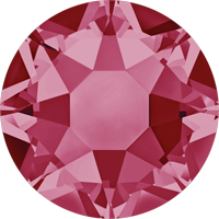 Hot Fix Swarovski-8ss Indian Pink