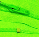 20" Zipper-Neon Green